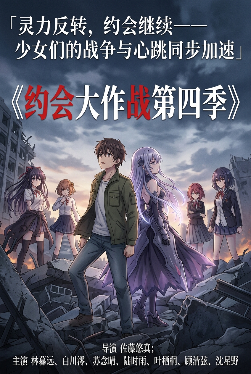 《约会大作战第四季》主视觉海报